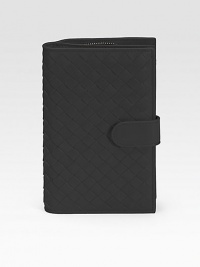 Stay organized with this sleek continental silhouette of rich woven leather.Snap tab closure Center zip-around compartment Five inside open pockets Ten credit card slots Leather lining 5½W X 4H X 1D Made in Italy Stay organized with this sleek continental silhouette of rich woven leather.Snap tab closure Center zip-around compartment Five inside open pockets Ten credit card slots Leather lining 5½W X 4H X 1D Made in Italy