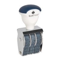 Sparco Date Stamper, 4 Bands, Size No.1'1/2, Imprint 1 -1/16 x 5/32 (SPR01494 Sparco Date Stamper, 4 Bands, Size No.1'1/2, Imprint 1 -1/16 x 5/32 (SPR01494