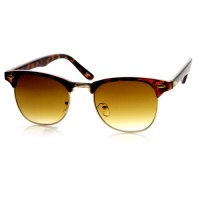 Retro Classic Metal Half Frame Wayfarer Sunglasses Retro Classic Metal Half Frame Wayfarer Sunglasses