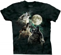 The Mountain Three Wolf Moon Short Sleeve Tee The Mountain Three Wolf Moon Short Sleeve Tee