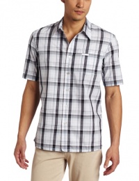 Calvin Klein Jeans Men's Screen Plaid Shirt Calvin Klein Jeans Men's Screen Plaid Shirt