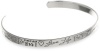 Sterling Silver Love Life Be Brave Cuff Bracelet