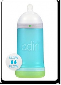 Adiri NxGen Nurser Baby Bottle - Blue Slow Flow 9.5oz Adiri NxGen Nurser Baby Bottle - Blue Slow Flow 9.5oz