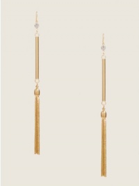 GUESS Gold-Tone Fringe Earrings GUESS Gold-Tone Fringe Earrings