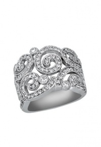Effy Jewlery 14K White Gold Diamond Ring, 1.20 TCW Ring size 7 Effy Jewlery 14K White Gold Diamond Ring, 1.20 TCW Ring size 7