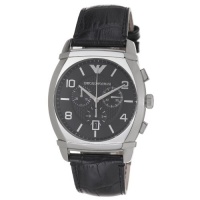 Emporio Armani Classic Black Leather Men's Watch AR0347 Emporio Armani Classic Black Leather Men's Watch AR0347