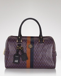 Tory Burch is known for low-key luxe, and this bold satchel is the perfect example of the brand's covet-worthy look. Carry it with denim on off-duty days to give casual looks an upgrade. Tory Burch is known for low-key luxe, and this bold satchel is the perfect example of the brand's covet-worthy look. Carry it with denim on off-duty days to give casual looks an upgrade.