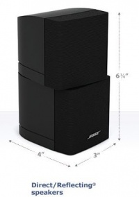 Bose Acoustimass Direct/Reflecting Speaker Black Bose Acoustimass Direct/Reflecting Speaker Black