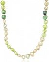 Freshwater Cultured Aqua Baroque Pearl Endless Necklace (6-7mm), 48