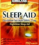 Kirkland Signature Nighttime Sleep Aid (Doxylamine Succinate 25 mg), 192 Tablets