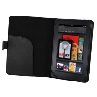 Amazon Kindle Fire Tablet PU Leather Case Cover Executive Folio Journal Book with Pocket (Black) Amazon Kindle Fire Tablet PU Leather Case Cover Executive Folio Journal Book with Pocket (Black)