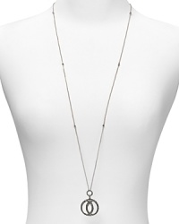 Judith Jack proves simple style can have an edge with this pendant necklace. This sterling silver piece flaunts a marcasite dipped pendant in a dramatic circular design. Judith Jack proves simple style can have an edge with this pendant necklace. This sterling silver piece flaunts a marcasite dipped pendant in a dramatic circular design.