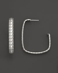John Hardy Dot Sterling Silver Square Hoop Earrings John Hardy Dot Sterling Silver Square Hoop Earrings