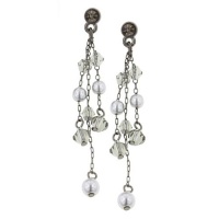 Black Diamond Hues Tassel Drop Earrings Black Diamond Hues Tassel Drop Earrings