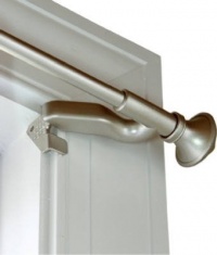 Levolor Kirsch 7004244450 Twist and Fit Curtain Rod 28 to 48-Inch Width with Petal in Satin Nickel Levolor Kirsch 7004244450 Twist and Fit Curtain Rod 28 to 48-Inch Width with Petal in Satin Nickel