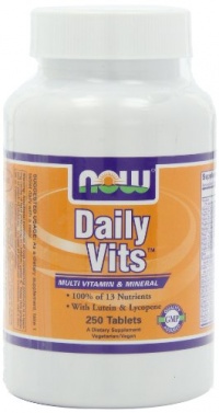 Now Foods Daily Vitamins Multi, Tablets, 250-Count Now Foods Daily Vitamins Multi, Tablets, 250-Count