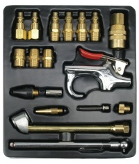 Ampro A1460 18 Piece Air Tool Accessory Kit Milton Type Ampro A1460 18 Piece Air Tool Accessory Kit Milton Type