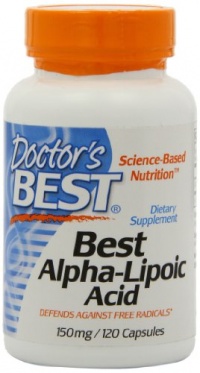 Doctor's Best Best Alpha-Lipoic Acid (150 Mg) Capsules, 120-Count Doctor's Best Best Alpha-Lipoic Acid (150 Mg) Capsules, 120-Count