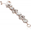 Betsey Johnson Iconic Stone Crystal Gem Toggle Bracelet, 7.5