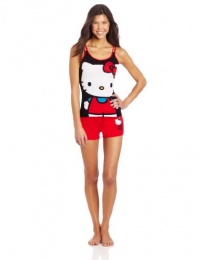 Hello Kitty Women's Big Kitty Graphic Short Set Hello Kitty Women's Big Kitty Graphic Short Set