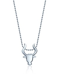 What's your sign? This beautifully rendered Bull pendant necklace will help your stars align in polished sterling silver. What's your sign? This beautifully rendered Bull pendant necklace will help your stars align in polished sterling silver.