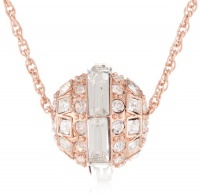 Betsey Johnson Iconic Baguette Crystal Ball Pendant Necklace, 19 Betsey Johnson Iconic Baguette Crystal Ball Pendant Necklace, 19