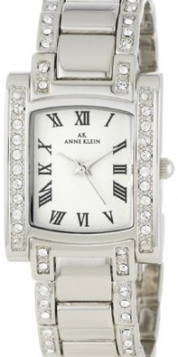 Anne Klein Women's 10-7127SVSV Swarovski Crystal Accented Silver-Tone Watch Anne Klein Women's 10-7127SVSV Swarovski Crystal Accented Silver-Tone Watch