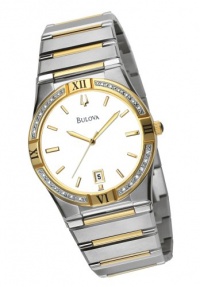 Bulova Men's 98E04 Diamond Case Bracelet Watch Bulova Men's 98E04 Diamond Case Bracelet Watch