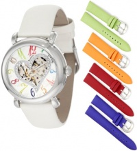 Stuhrling Original Women's 109SW2.1115C2 Amour Aphrodite Cupid Watch Set Automatic skeleton Swarovski Crystal Interchangeable Strap Stuhrling Original Women's 109SW2.1115C2 Amour Aphrodite Cupid Watch Set Automatic skeleton Swarovski Crystal Interchangeable Strap