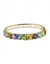 Effy Jewlery 14K Yellow Gold Multi Gemstone and Diamond Bangle