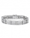Effy Jewlery Gento Men's 14K White Gold Diamond Bracelet, 1.70 TCW