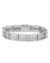 Effy Jewlery Gento Men's 14K White Gold Diamond Bracelet, 1.70 TCW