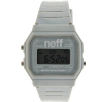 Neff Men's NF0204-grey Old School Digital Design Soft PU Strap Watch Neff Men's NF0204-grey Old School Digital Design Soft PU Strap Watch