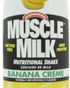 CytoSport Muscle Milk Ready-to-Drink Shake, Banana Creme, 17 Ounce Cartons (Pack of 12)