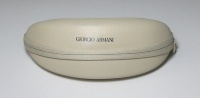 AUTHENTIC: designer/brand: GIORGIO ARMANI color: BEIGE fits: ALL EYEGLASSES/EYE GLASSES/FRAMES/SPECTACLES AND MOST SUNGLASSES size: M EYEWEAR HARD CASE WITH CLEANING CLOTH - womens/mens/unisex AUTHENTIC: designer/brand: GIORGIO ARMANI color: BEIGE fits: ALL EYEGLASSES/EYE GLASSES/FRAMES/SPECTACLES AND MOST SUNGLASSES size: M EYEWEAR HARD CASE WITH CLEANING CLOTH - womens/mens/unisex
