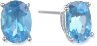 14k Gold 7x5mm Oval-Shaped Gemstone Stud Earrings 14k Gold 7x5mm Oval-Shaped Gemstone Stud Earrings