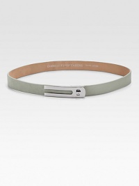 A chic design in supple leather with a metal, logo, turn-lock closure. Width, about 1Imported A chic design in supple leather with a metal, logo, turn-lock closure. Width, about 1Imported