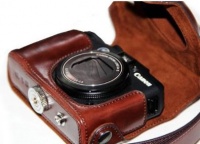 MegaGear Ever Ready Protective Leather Camera Case, Bag for Canon PowerShot G15 (Dark Brown) MegaGear Ever Ready Protective Leather Camera Case, Bag for Canon PowerShot G15 (Dark Brown)