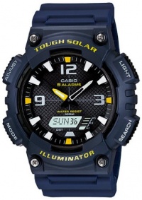 Casio Men's Sport AQS810W-2AV Blue Resin Quartz Watch with Black Dial Casio Men's Sport AQS810W-2AV Blue Resin Quartz Watch with Black Dial