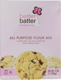 Better Batter All Purpose Flour Mix Gluten Free -- 2.5 lbs Better Batter All Purpose Flour Mix Gluten Free -- 2.5 lbs
