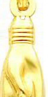 14K Gold Mano Cornuto Hand Sign Charm 14K Gold Mano Cornuto Hand Sign Charm
