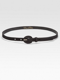 This slender belt is covered in luxurious silk faille.About ½ wideSilkMade in USA This slender belt is covered in luxurious silk faille.About ½ wideSilkMade in USA