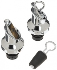 Prodyne WP-2 2-in-1 Wine Pourer/Stopper, Set of 2 Prodyne WP-2 2-in-1 Wine Pourer/Stopper, Set of 2