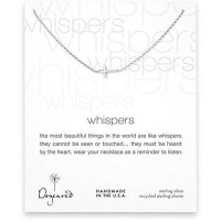 Dogeared Jewelry Silver Whispers Cross Necklace Dogeared Jewelry Silver Whispers Cross Necklace