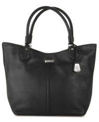 Whether you're off to the market or a martini bar, this versatile tote silhouette from Cole Haan will carry you there in style. Soft, pebble leather and luxurious custom hardware lend a perfectly posh look, while the practically organized interior provides pockets and compartments for all the essentials. Whether you're off to the market or a martini bar, this versatile tote silhouette from Cole Haan will carry you there in style. Soft, pebble leather and luxurious custom hardware lend a perfectly posh look, while the practically organized interior provides pockets and compartments for all the essentials.