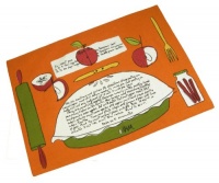 Apple Pie Place Mats by Vera, set of 4 Apple Pie Place Mats by Vera, set of 4