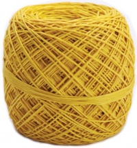 Toner Hemp Cord 20#, 400 Ft/Pkg: Yellow Toner Hemp Cord 20#, 400 Ft/Pkg: Yellow