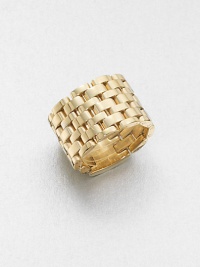 A simply chic style with radiant goldtone links. Ion-plated steelDiameter, about .33Imported A simply chic style with radiant goldtone links. Ion-plated steelDiameter, about .33Imported