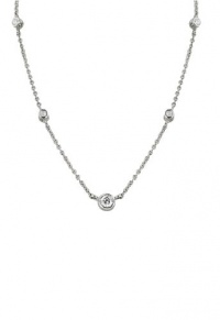 Effy Jewlery 14K White Gold 17 Diamond Necklace, .52 TCW Effy Jewlery 14K White Gold 17 Diamond Necklace, .52 TCW