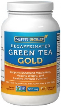 #1 Green Tea Extract - Green Tea GOLD, 500 mg, 120 Vegetarian Capsules - Decaffeinated Green Tea Fat Burner Supplement for Weight-loss (98% Polyphenols, 50% EGCG) #1 Green Tea Extract - Green Tea GOLD, 500 mg, 120 Vegetarian Capsules - Decaffeinated Green Tea Fat Burner Supplement for Weight-loss (98% Polyphenols, 50% EGCG)